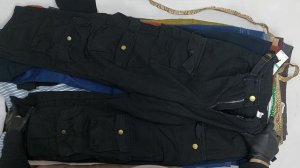 42349 Штаны, брюки женские весна, лето, 1пак, 6E1, секонд (cream/extra) оптом