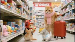 Влог об исцелении разбитого сердца котёнка в тигровой шапочке в Осаке