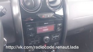 Где найти код и разблокировать радио на РЕНО Дастер (#renault #duster) по VIN без снятия магнитолы ?