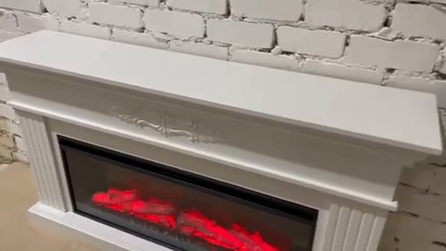 Линейный электрокамин Bergamo WT с очагом Joker 45