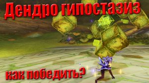 Дендро гипостазис босс в Геншин импакт как победить отряд, тактика, стратегия
