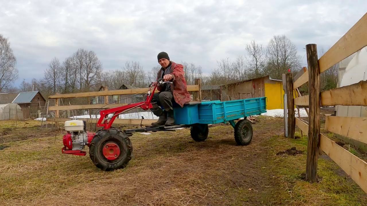 Деревенская весна. Открываю сезон с Беларусом, распутица, работы на ферме.
