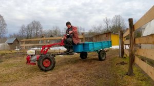 Деревенская весна. Открываю сезон с Беларусом, распутица, работы на ферме.