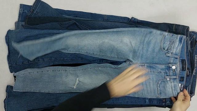Джинсы женские бренд секонд оптом 1 пак