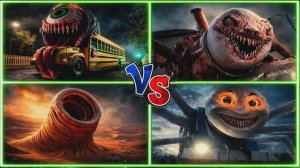 ШКОЛЬНЫЙ АВТОБУС И ЧУ ЧУ ЧАРЛЬЗ: Битва против Червя Мутанта и Проклятого Томаса 🚂 МУЛЬТИК МОНСТРЫ