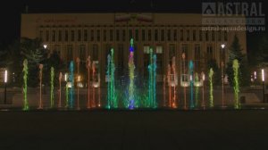 Реконструкция пешеходного музыкального фонтана, 13х14 м, 33 струи, г. Оренбург (ул. Чкалова д. 32а)