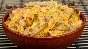 До чего же он ВКУСНЫЙ!!! Всего 4 продукта в составе Салата! Салат ОБЖОРКА на праздничный стол!