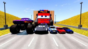 Большой и маленький автобусы Молнии Маккуина