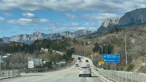 Самая живописная дорога Ялта - Форос южный берег Крыма март 2026