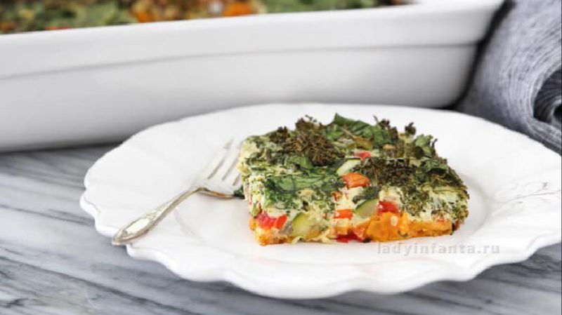 Вегетарианская запеканка в духовке