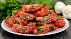 Такие ВКУСНЫЕ ПОМИДОРЫ еще не ели! Помидоры по-корейски. Закуска из помидоров