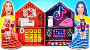 Строим Удивительный Кукольный Домик в Стиле Соцсетей | Креативные Лайфхаки Для Декора Multi DO Smile