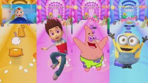 Тайлс Хоп Баттл: Маленький Ангел, Щенячий Патруль, Губка Боб против Миньонов