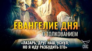«Лазарь, друг наш, уснул; но Я иду разбудить его» / Евангелие дня
