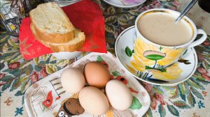 Утро☀️завтрак🥚🫖 Тренируюсь🚴Приготовила обед🍲