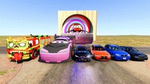 Большой и маленький автобус Молния Маккуин