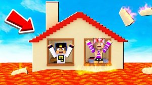 МОЙ ДРОН снял ПОЛ ЭТО ЛАВА в МАЙНКРАФТ НУБ И ПРО ЭВОЛЮЦИЯ ВИДЕО MINECRAFT Евгенбро