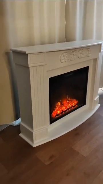 Электрокамин Венеция с широким очагом Sparta 25.5 Led.