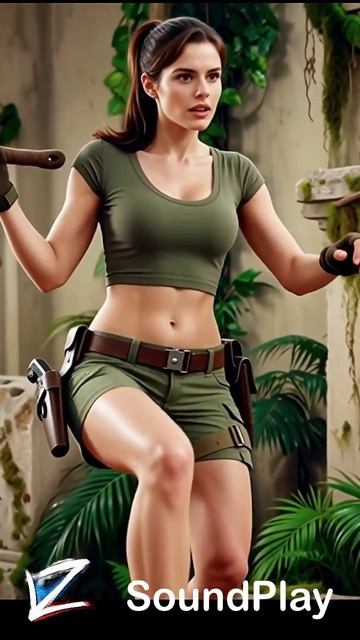 Косплей на игру Лара Крофт Расхитительница гробниц 3 #ЛараКрофт #фильмы #игры #девушки #вайб