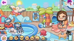 Один день в Сочи в аватар ворлд. Купаемся в бассейне. Аватар ворлд история рутина семьи сериал 🌞🌊