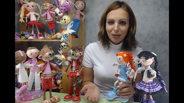 Куклы Эвик из фоамирана,  на конференции 20 октября