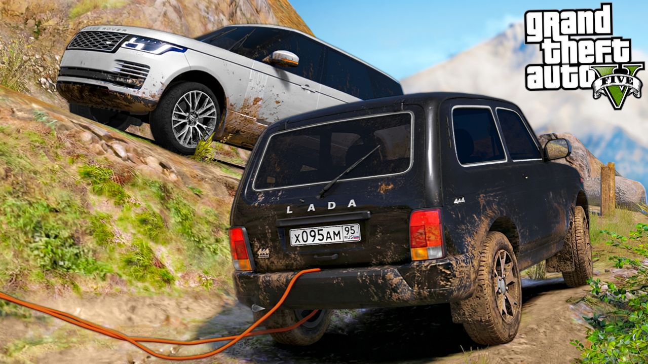 ПРОВЕРКА НИВА УРБАН И RANGE ROVER НА ПРОХОДИМОСТЬ! БЕЗДОРОЖЬЕ! ОПЕРСКАЯ ЕЗДА В GTA 5 🌊ВОТЕР