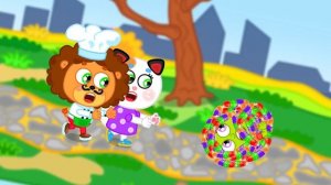 27 Маша и Леопольд. Пенная вечеринка - Мультик для детей