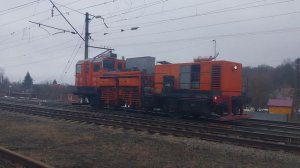 Мотовоз Пмг1м-416 прибывает на станцию Ройка 03.04.2026