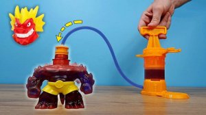 Накачал разными наполнителями героя Гуджитсу! Goo Jit Zu Hero creator