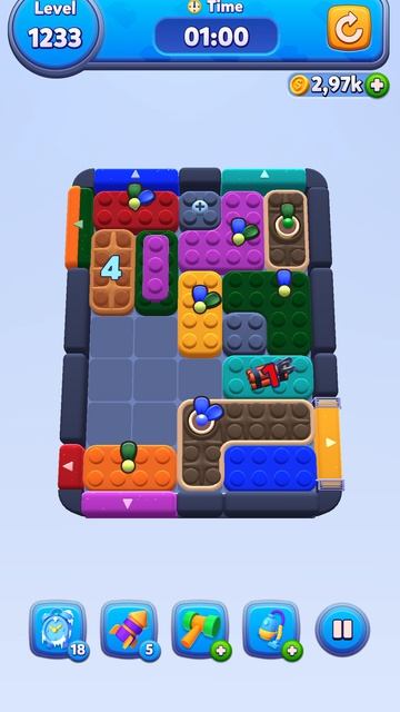 Color Block Jam 1233 Уровень