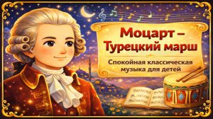 Моцарт – Турецкий марш (Соната № 11) 🎻 Классическая музыка для детей - Слушать онлайн