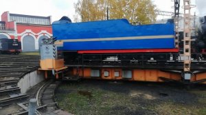 Паровоз 9П в депо Москвы ч.2