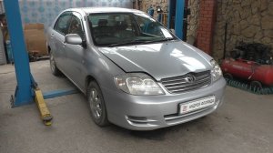 Замена переднего сальника коленвала на Toyota Corolla NZE121 Тойота Королла 1.5 2003