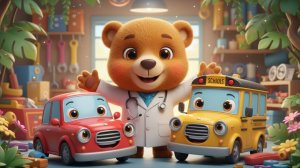 О нет! Машина, автобус и поезд заболели! 🚑🚌🚂 | Мультфильм для детей и весёлые приключения