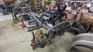 Работы по машине связистов Mercedes-Benz typ 170 VK Kfz.2, мастерская Вячеслава Лен, апрель 2026