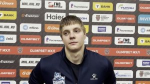 🎙 Автор победной шайбы Егор Гусев прокомментировал итог встречи.