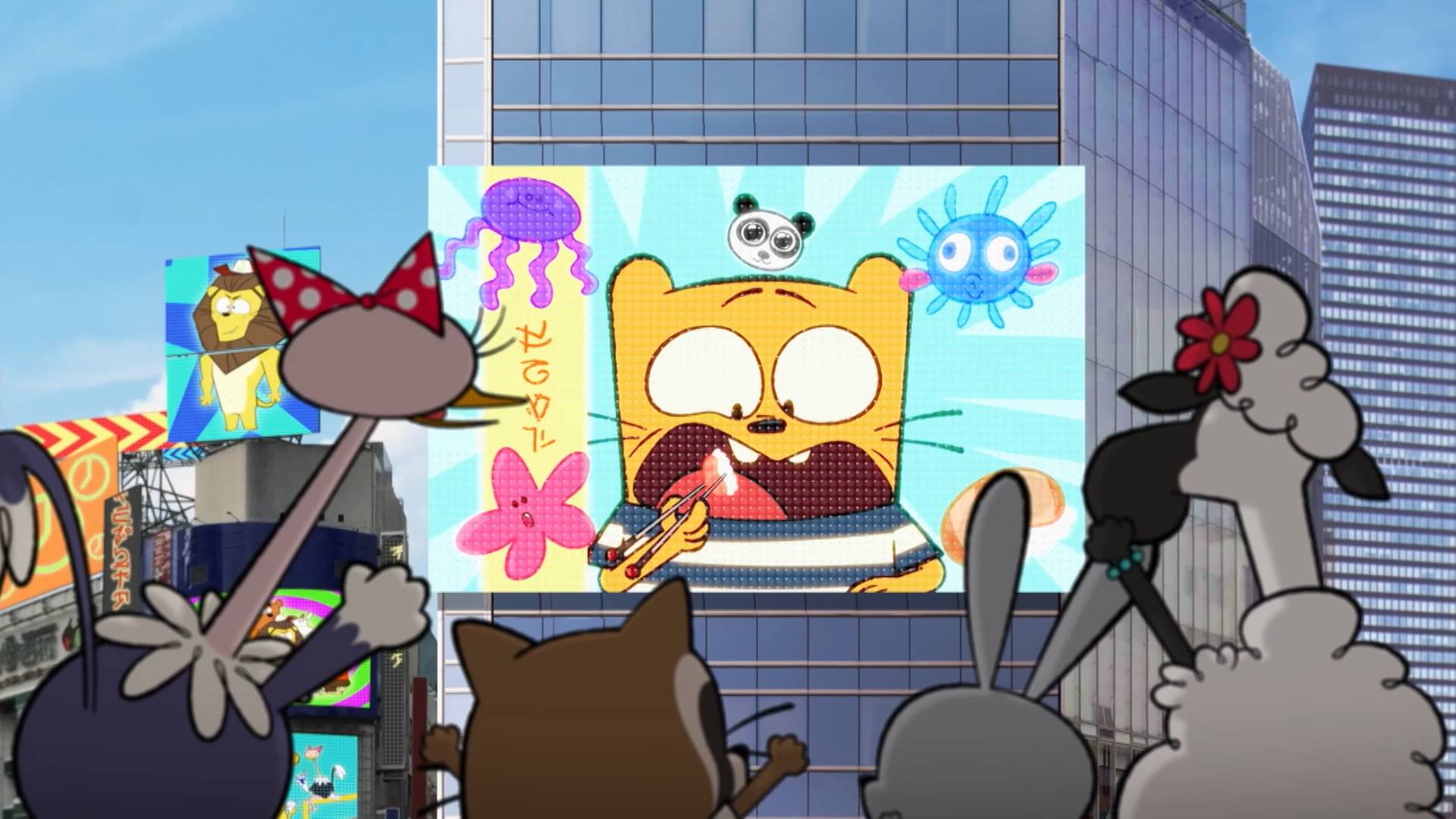 Олли и Мун,  10 серия. Приключения палочек в Японии