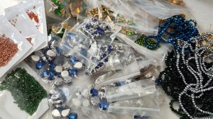 Распаковка посылки с ТАОБАО. Материалы для вышивки брошей из бисера