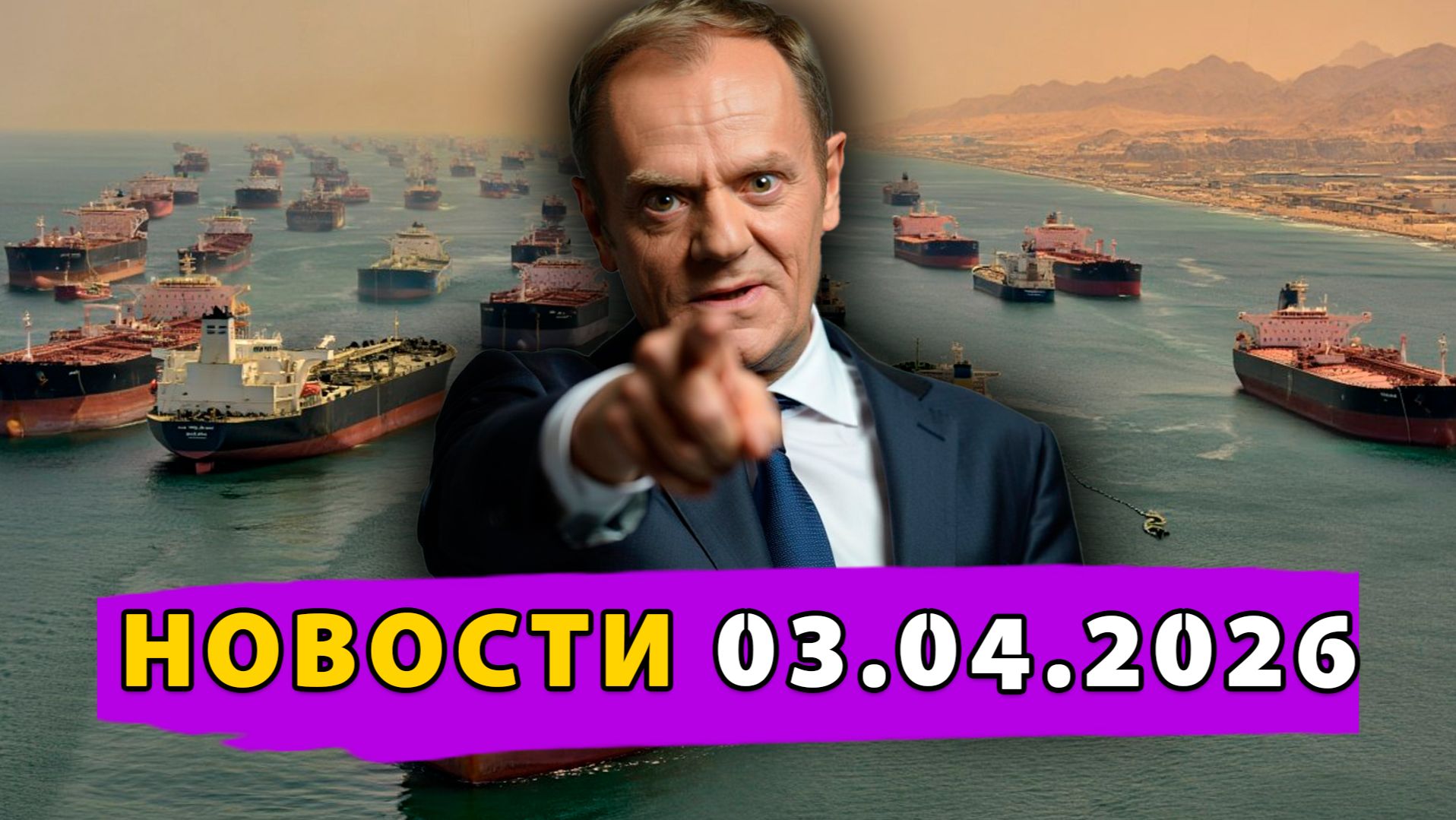 400 танкеров заблокированы у Ирана! Туск назвал происходящее «идеальным планом Путина»!