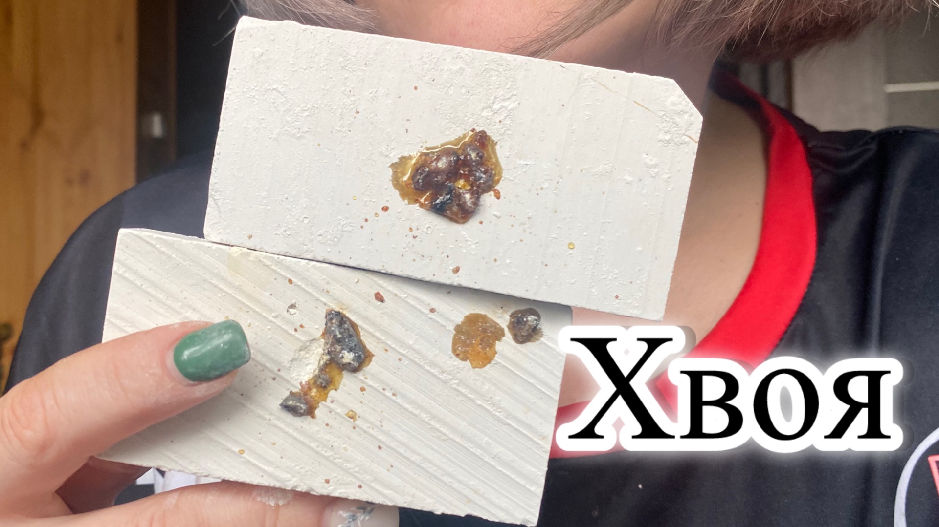 Плитка Графиня Ланина и Снежок. Хвойный мел, не глотаю. АСМР ХРУСТ.