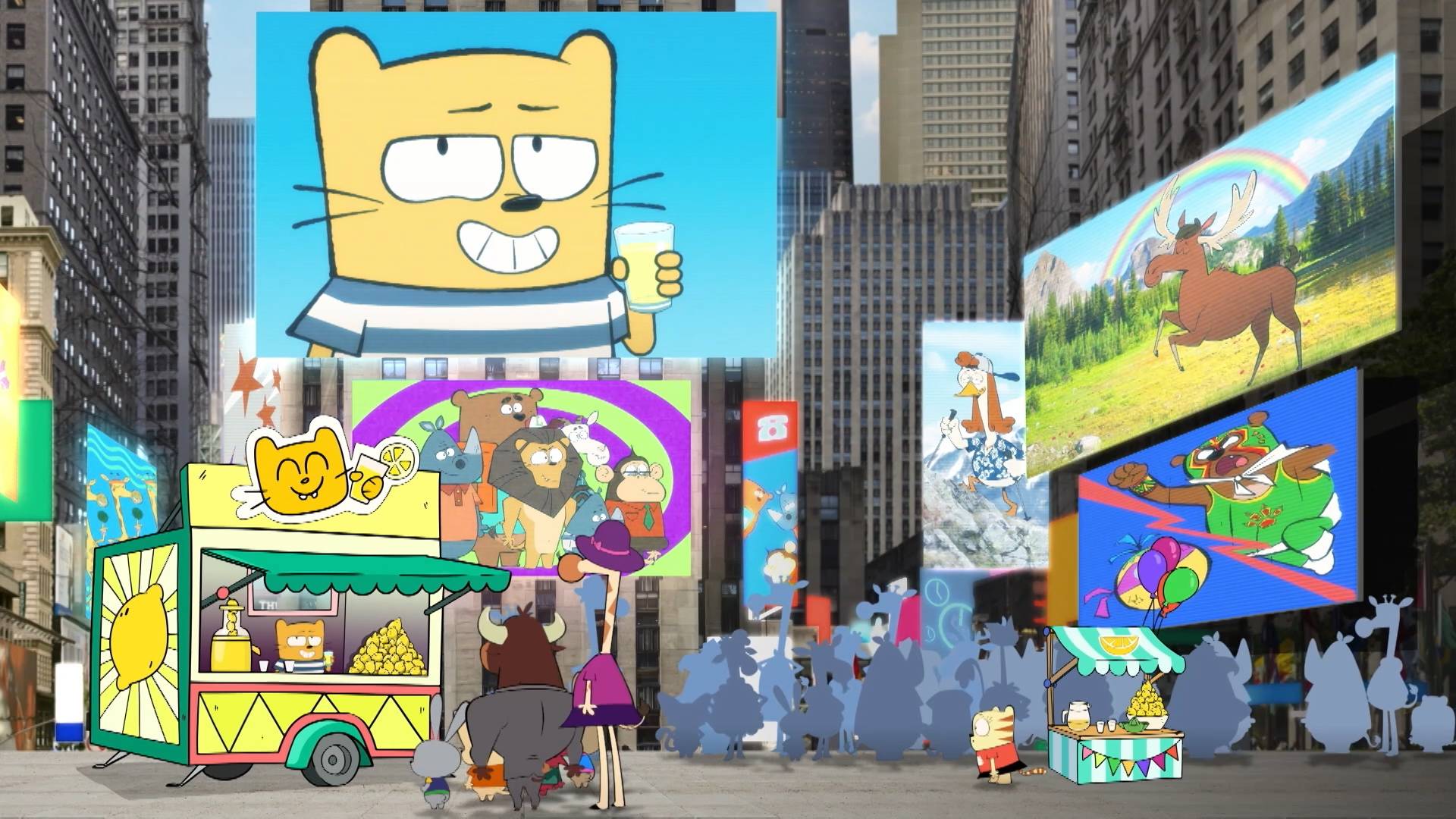 Олли и Мун,  53 серия. Продавцы лимонада