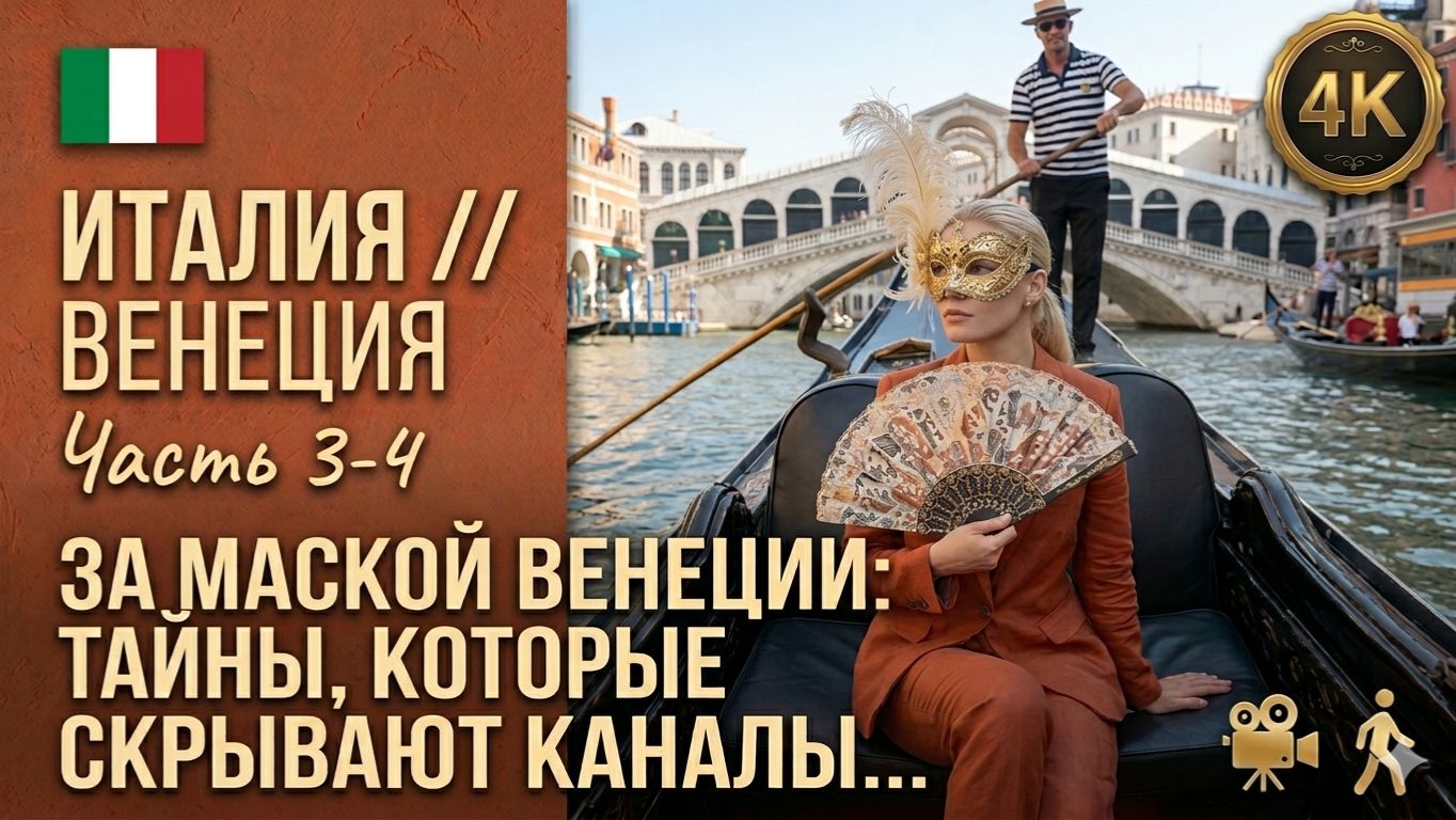 Италия // За маской Венеции // Тайны, которые скрывают каналы 4К // Часть 3