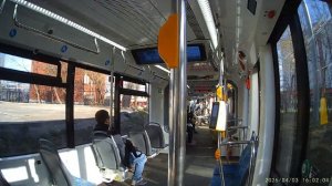 Сел в трамвай у Курского.