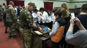 Урок мужества для школьников в посёлке Елгозино