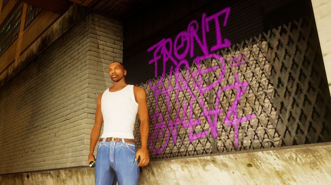 Grand Theft Auto San Andreas  Definitive Edition. Закрашиваем граффити