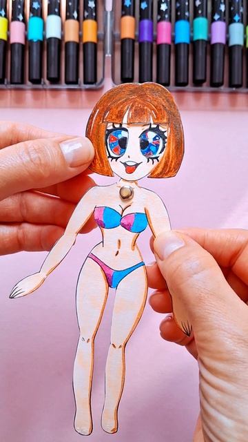 Одеваем бумажную куклу ПОМНИ 👗 Удивительный цифровой цирк)