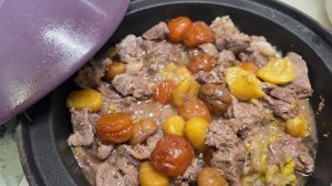 Армянская аришта с каштанами и пикантная зеленая фасоль