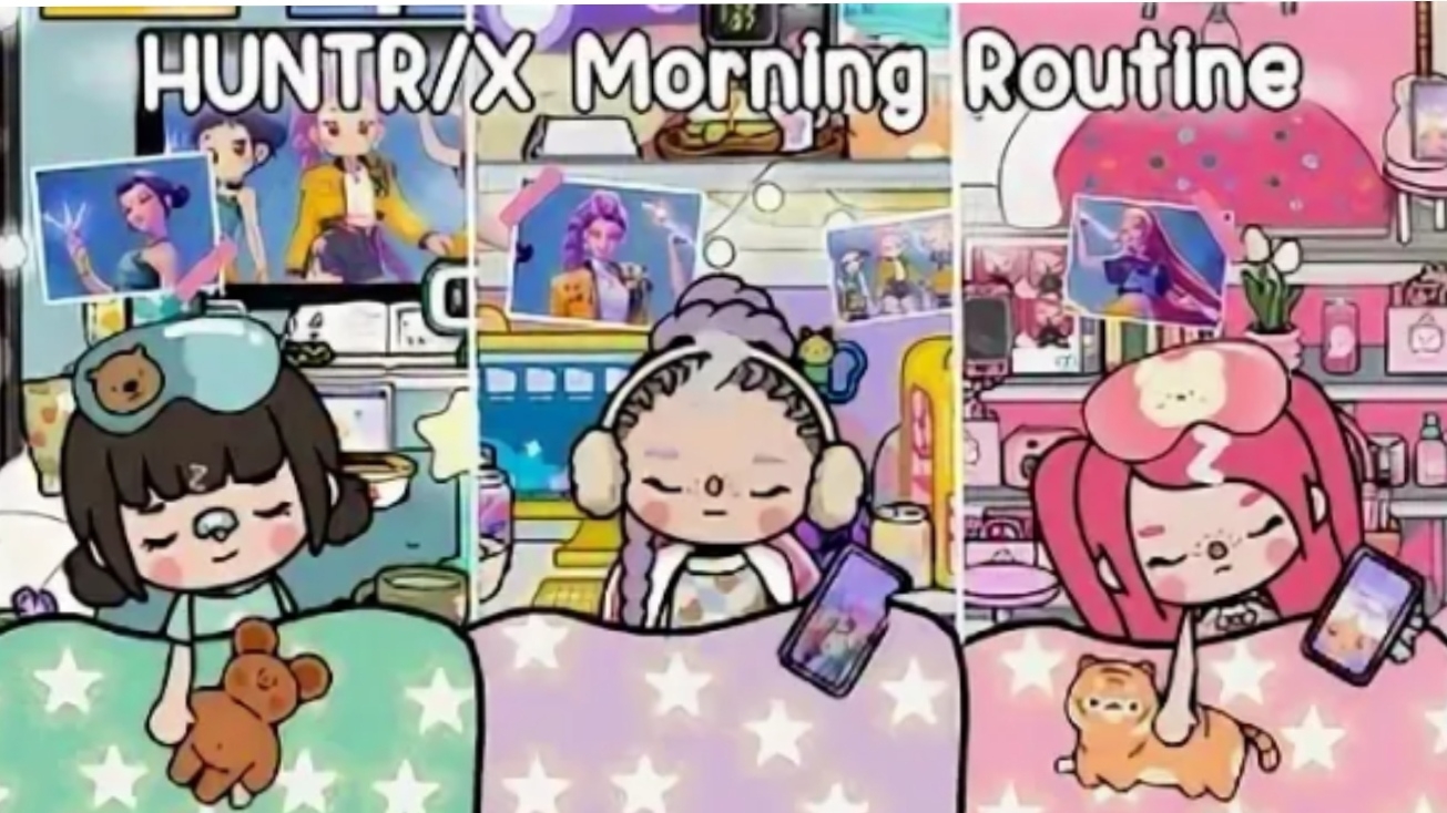 Бесплатное обустройство дома Huntrix (K-pop Demon Hunter) Dan TV