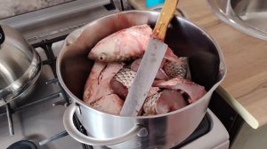 Наш вкусный ужин и сын рыбака😁