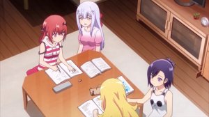 Школьницы списывают домашку и издеваются над СатаНяшей) "Gабриэль бросает школу"